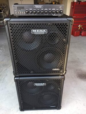 Mesa Subway D-800+ head and 210 cabs (2 each)