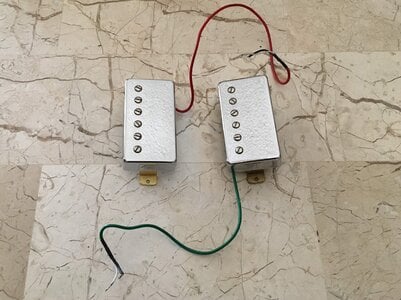 Stock Squier VM Tele Deluxe Humbuckers