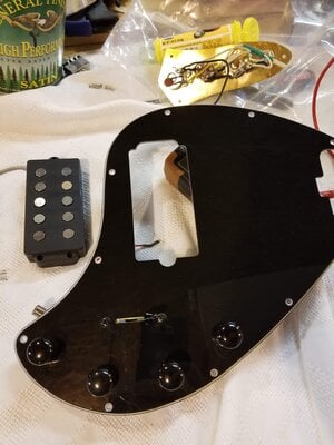 Sterling Ray35 Pickup, Pickguard, Pre-amp