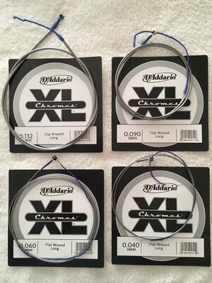 Fifths D'Addario Chromes set