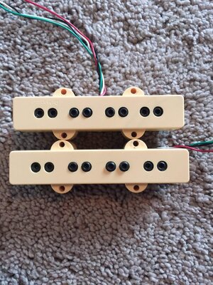 DiMarizo Model J Pickups - Cream