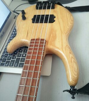 Handmade (by me) 4 string bass