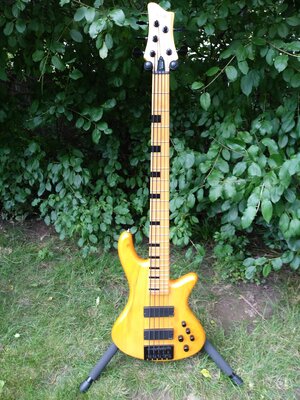 Schecter Stiletto Session 5 PLEK'd EMG PJ