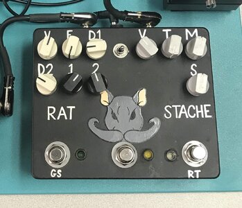 Custom Fuzzrocious Rat Stache!