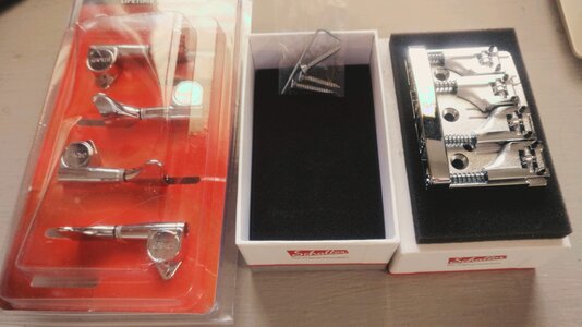 Schaller bridge & Grover tuners - $59