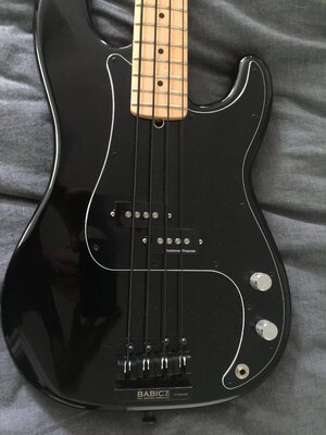 Fender 60th anniversary USA P bass, Seymour Duncan pickup, Babicz bridge