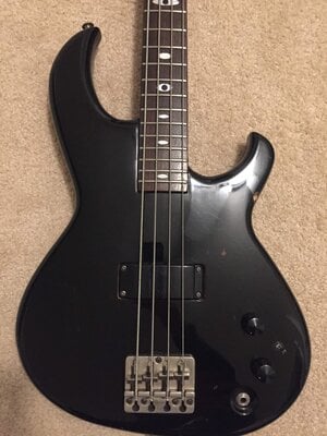 Aria Pro II SB-R60 MIJ Cliff Burton Black finish