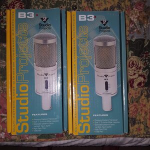 Matched Pair Studio Projects B3 Large Diaphragm Multi-Pattern Microphones