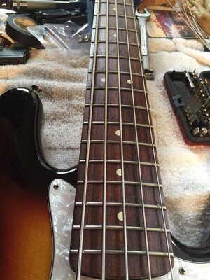 Fender Jazz 5 with Mods