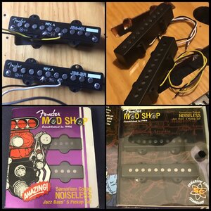 Fender Jazz 5 String USA SCN Noiseless Pickup Set - MINT! ! !