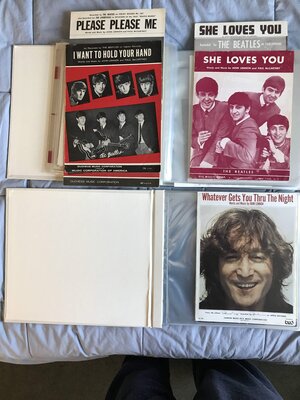 Beatles: original vintage sheet music, songbooks, paperbacks, more