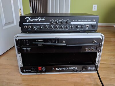 Upgraded Thunderfunk 550A, Rack ears, tuner, case