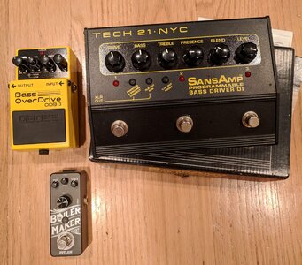 Pedal Purge (Sansamp Programmable DI, Boss ODB-3, 20db Booster)