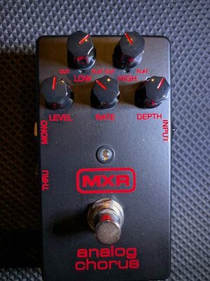 MXR M234BK Matte Black Analog Chorus