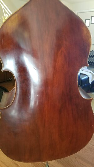 Fully Carved 3/4 double bass