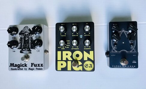 Three wonderful dirt pedals