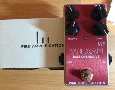 Pike Amplification Vulcan Bass Overdrive-beaut condition