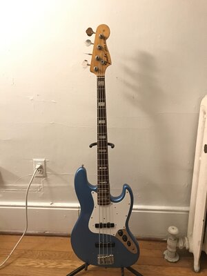 1972 Fender Jazz Bass - Lake Placid Blue