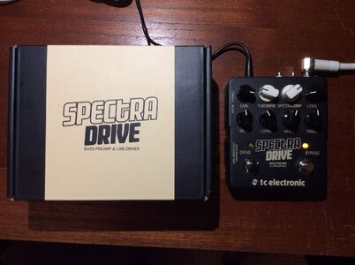 TC Electronic SpectraDrive Bass Driver DI Compressor Overdrive Pedal