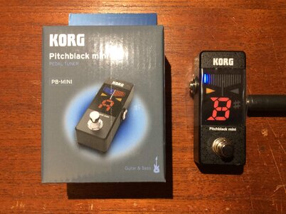 Korg Pitchblack Mini Tuner Pedal PB-MINI Excellent NIB Condition