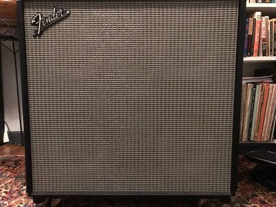 PRICE DROP  Fender Bassman 410 neo cab  4x10 cabinet   $497