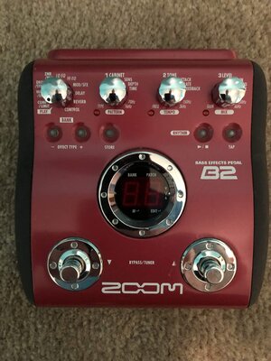 Zoom B2 Multi-Effects Pedal