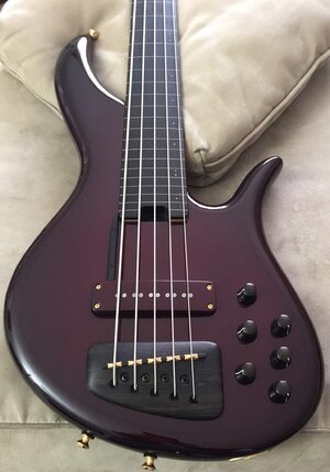 F Bass AC5 model in immaculate condition. The King of Fretless basses!