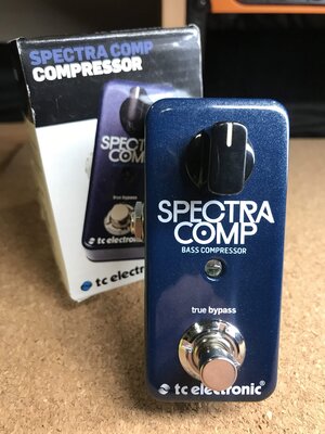 TC Electronic SpectraComp Bass Compressor Pedal - Mini Multi-Band Compression - TC Electronics