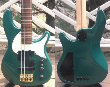 1993 Fender Stu Hamm Urge MIA Sherwood Green + OHSC!!