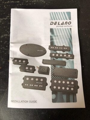 Delano P Bass Pickups