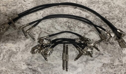 Mogami,Iconic, and Hosa Patch cables