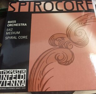 Thomastik Spirocore strings S42 Brand new, never played