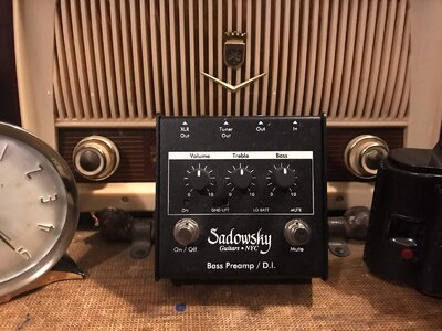 Sadowsky SBP-1 Bass Preamp DI Pedal with Mute Switch w/ Box