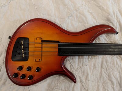 FS F Bass AC4 fretless