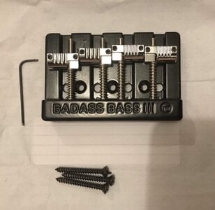 Badass bass Bridge III (string through)