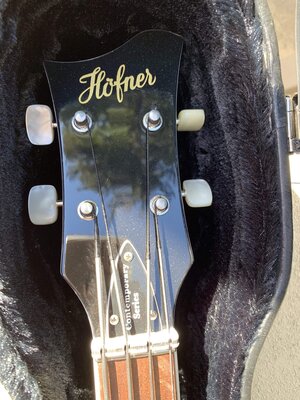 Hofner CT 500/1 Violin Beatle Bass Sunburst.