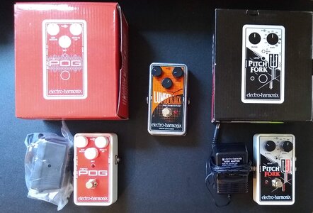 PRICE DROP - EHX Nano POG, and Lumberjack (drive)