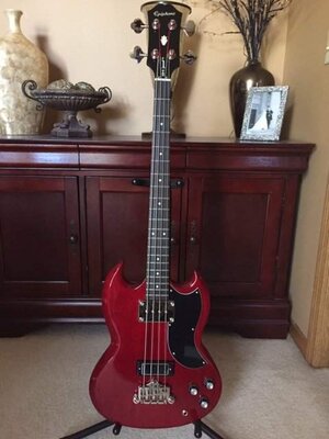 Epiphone EB-0 (Upgraded to a poor man's Gibson SG ) #6