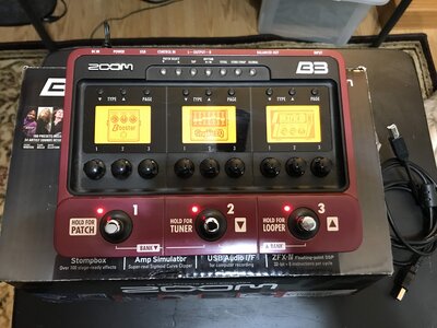 Zoom B3 Reduced Price Bass Multieffect Pedal