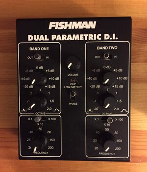 STUPID LOW PRICE!! Fishman Dual Parametric EQ/DI