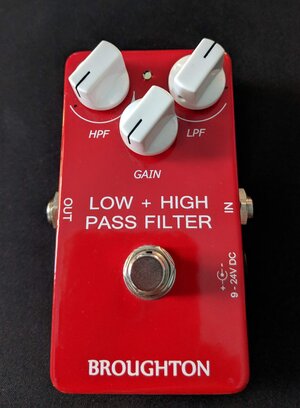 Broughton Low + High Pass Filter L/HPF