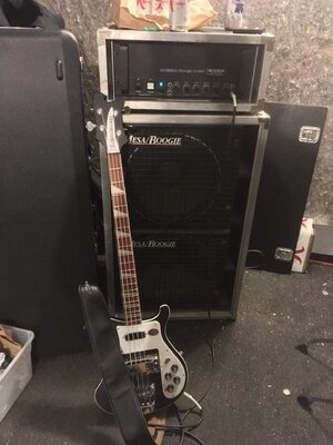 2018 Matte Black Rickenbacker 4003 w/ case