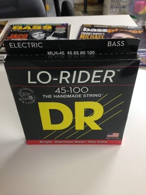 4 String Long Scale DR Lo Rider Stainless Steel Bass Strings .045-.100 *NEW*