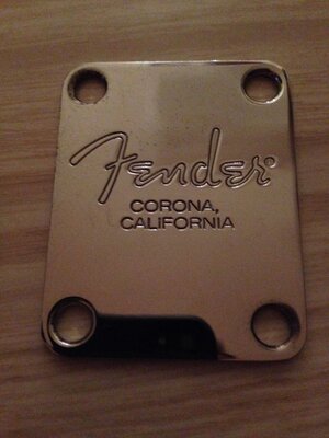 Fender Corona (USA) Neckplate $8.00 shipped