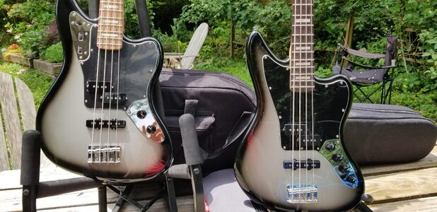 Fender Troy Sanders Jaguar Bass AND Squier TS Jag