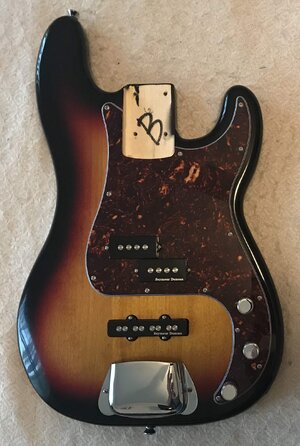 Squier VM Precision body w/upgrades