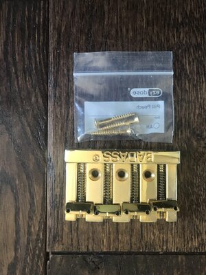 Original Leo Quan BADASS I bridge (Gold)