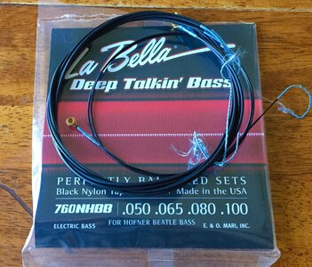 La Bella Deep Talkin / Beatle Bass / Black Nylon