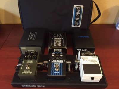 FS: MXR M81, EBS UniChorus, Boss TU-3, Pedaltrain Nano