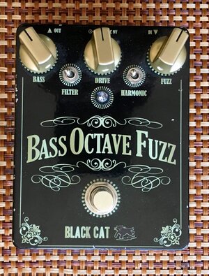 Black Cat Bass Octave Fuzz Pedal